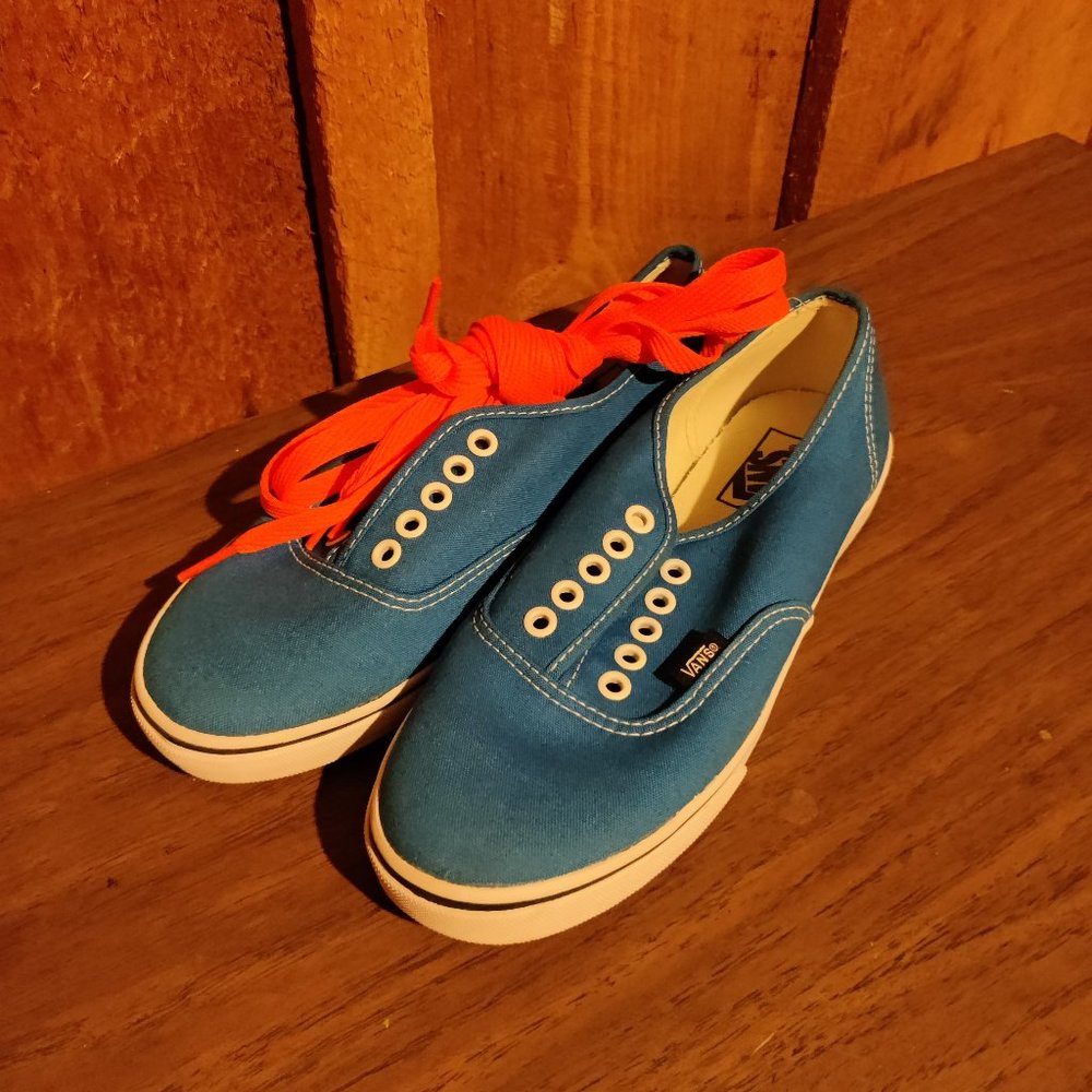 Blue Vans Men's 6.5 Women's 8